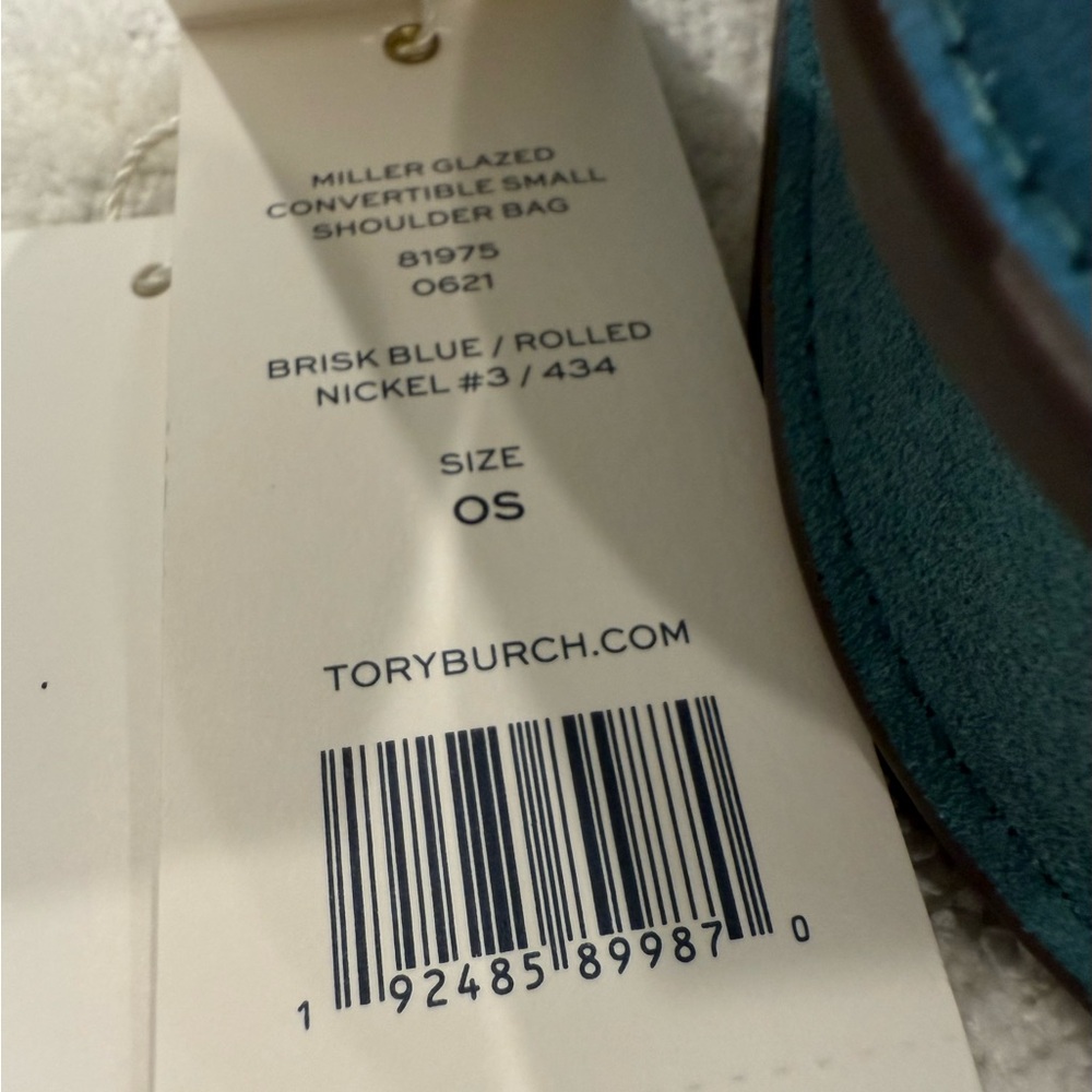 Tory Burch Convertible Miller Glazed Bag with Matching Wallet, BRAND NEW! - Picture 7 of 12